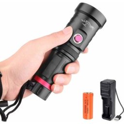 Lampe Torche led Ultra Puissante,10000 Lumens Lampe de Poche,IPX8 Étanche 3 Modes D'éclairage