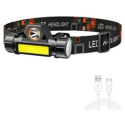 Lampe frontale led rechargeable, lampe frontale 1500 lumens avec aimant, lampe frontale étanche