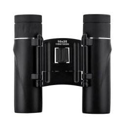 Bisbisous - Jumelles compactes 10x25, petites et légères, mini jumelles pliantes de poche avec