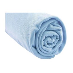 Bbla - Drap housse Bambou 90x190 / 90x200 cm - Ciel