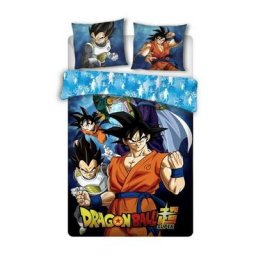 Parure de lit réversible Dragon Ball Z - 140 cm x 200 cm