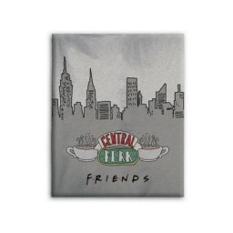 Couverture de flanelle Friends fond New York 130x160cm