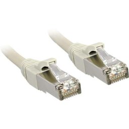 45592 RJ45 Câble réseau, câble patch cat 6 s/ftp 50.00 m gris avec cliquet d'encastrement 1 pc(s)