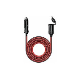 Rallonge pour allume-cigare de voiture de 13 pieds, prise de cigarette robuste 12v 24v vers câble