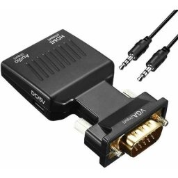Adaptateur vga vers hdmi 1080P vga Mâle vers hdmi Femelle Convertisseur avec Audio Câble et Câble