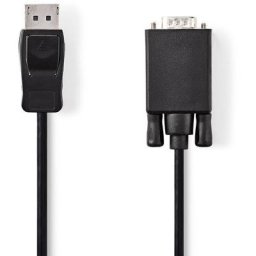 Câble DisplayPort - vga DisplayPort Mâle - vga Mâle 1,0 m Noir