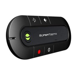 Kit Mains Libres Bluetooth Visor SpeakerphoneCar pour Smartphone Compatible (Noir) Bisbisous