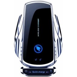 Chargeur de voiture sans fil Support 15W charge rapide serrage automatique pince de détection