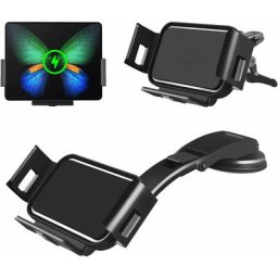 Chargeur de voiture sans fil de Support pour Samsung Galaxy Z fold 4/3/2 serrage automatique pour