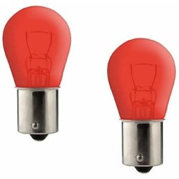 2x ampoule 12V 21W BA15S rouge voiture remorque tracteur