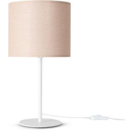 Paco Home - Lampe De Table Applique Lampe Salon Chambre à Coucher Abat-Jour Tissu Uni Lampe de