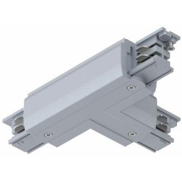 Prorail3 T-Connector Gauche Max. 3.680W 230V Silver Metal, Plastique
