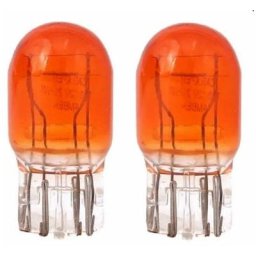 2x ampoule 12V 21/5W T20 W3X16q orange wedge voiture moto remorque tracteur