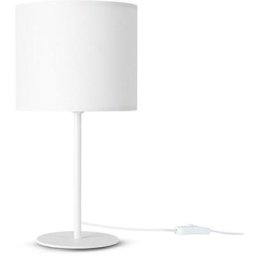 Paco Home - Lampe De Table Applique Lampe Salon Chambre à Coucher Abat-Jour Tissu Uni Lampe de