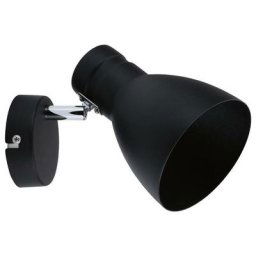 Spot Davy max 1x20W E27 Noir 230V Métal
