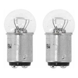 2x ampoule 12V 23/8W BAY15D transparent petit globe voiture moto remorque tracteur