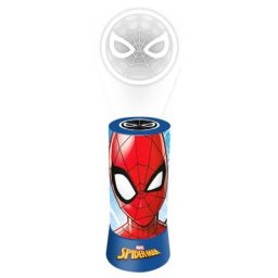 Kids Licencing - Veilleuse projecteur - Marvel - Spiderman - Rouge - 19 cm