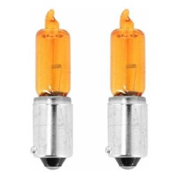 2x ampoule 12V 21W BAY9S orange clignotant voiture moto