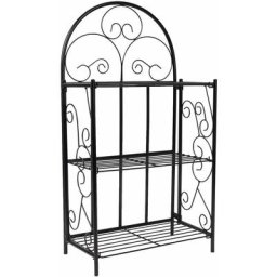 Étagère à fleurs 3 Niveaux Phantasia Idéal pour la personnalisation Intérieur et extérieur - Noir