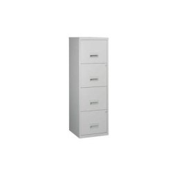 Classeur monobloc 4 tiroirs - gris - Gris