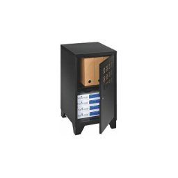 Casier de bureau métal couleur noir - Noir