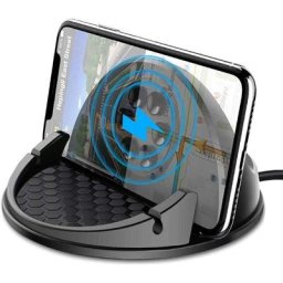 Chargeur sans Fil Voiture, Support Chargeur Induction Voiture pour Téléphone, Charge Rapide 10W