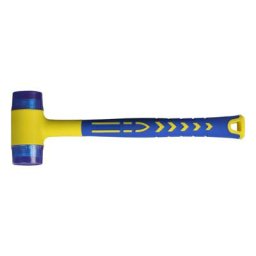 Maillet caoutchouc, Marteau caoutchouc avec Manche en fibre de verre antidérapant, avec double face