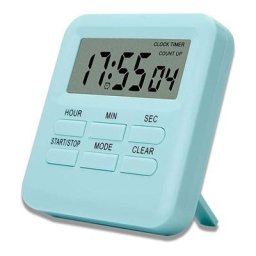 Minuterie Numérique avec Fonction d'Horloge/Réveil, Minuterie de Cuisine Digitale Dos Magnétique,