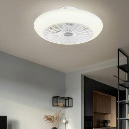 Plafonnier ventilateur de plafond avec éclairage plafonnier silencieux avec ventilateur chambre,