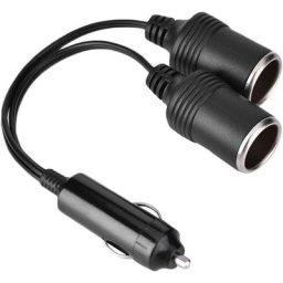 Allume Cigare Voiture Double, Prise Femelle Allume Cigare 12 Volts Chargeur de Voiture Fiche Mâle à