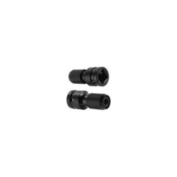 Lot de 2 adaptateurs de douille 1/2"" carré à 1/4"" hexagonal, convertisseur de mandrin à libération
