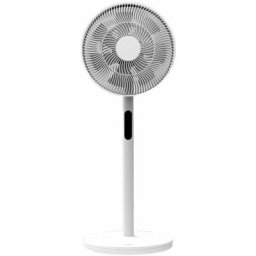 Ventilateur sur pied welly 20W 3 vitesses D30cm Télécommande Blanc