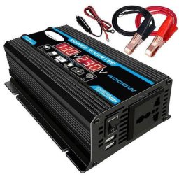 Convertisseur 12V 220V Pur Sinus 4000W Onduleur à Onde Sinusoïdale Pure Transformateur avec