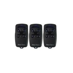 Pack de 3 Télécommandes Nice flo 4R-S (FLO4RS) 433 mhz