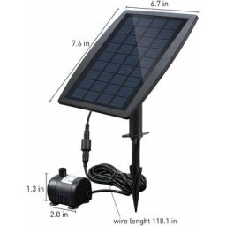 Pompe à eau solaire sans brosse pour bassin Pompe à eau solaire pour fontaine avec panneau solaire