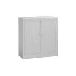 Armoire à rideaux démontable corps gris 107 x 100 cm - gris - Maxiburo - Gris clair
