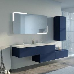 Meuble de salle de bain bellissimo Bleu saphir - Bleu Saphir