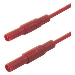 Cordon de mesure de sécurité Sks Hirschmann mls gg 200/2,5 rt [Banane mâle 4 mm - Banane mâle 4 mm]