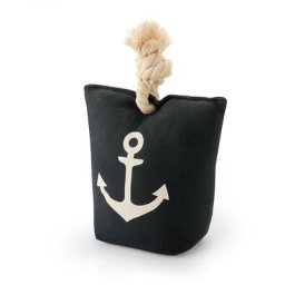 Butée de porte textile retient-porte 1kg marin bleu. Inofix