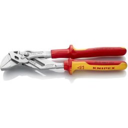 Pince clé l. 250 mm ouv. de clé 46 mm chromé gaine bicomposant vde