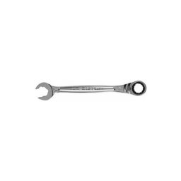 Facom - 467BR.17 Clé Mixte à Fourche rapide à cliquet métriques, Argent, 17 mm