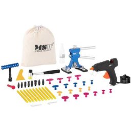 MSW - Kit De Débosselage Sans Peinture Réparation Carrosserie pdr 19 ventouses & Colle - Rose