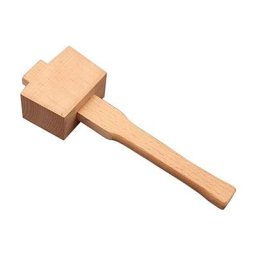 Marteau à Maillet En Bois De Hêtre Avec Poignée Confortable Surface De Frappe Inclinée Marteau à