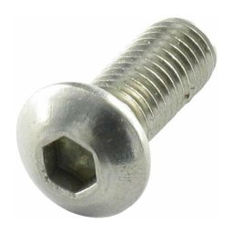 Vis mEtaux BHC (Tete BombEe Hexagonal creux) M12X30 Filetage total ClE de 8 HC8 Inox A4