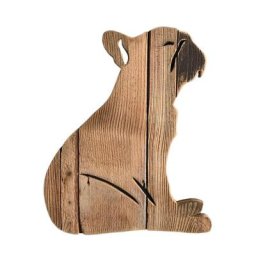 Panneau Mural en Bois pour Animaux de Compagnie Plaques de Bureau Art Mural Décor Moderne pour