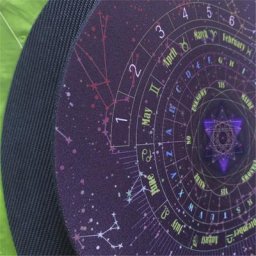 Tapis de Table en caoutchouc 270C pendule rond Divination Tarots Runes autel Constellation