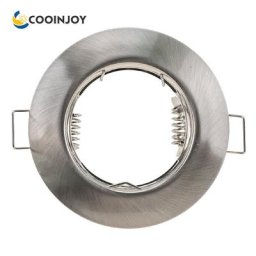 Spot Lumineux LED Encastrable Rond en Métal Cadre Trempé Ampoules Dia 50mm Support de Douille