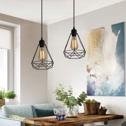Spot lumineux LED encastrable en fer design rétro luminaire décoratif d'intérieur idéal pour une
