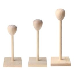 Porte-chapeau en bois pour perruques 1/3 1/4 1/6 support de chapeau présentoir outil pour Block