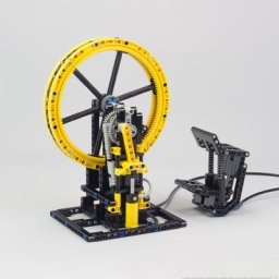 Blocs de construction de moteur pneumatique MOC verticaux briques techniques autobloquantes modèle